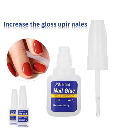 Buy 3G Professional Nail Glue Gel - Strong Adhesive for Natural Nails & DIY Nail Art | International Shipping Available - Buy Online on GoSupps.com