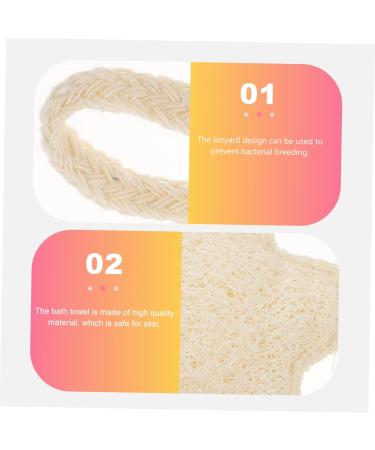 Buy Balacoo Loofah Bath Ball - Soft Exfoliating Natural Sponge & Cartoon Bath Towel for Kids | International Shipping Available - Buy Online on GoSupps.com