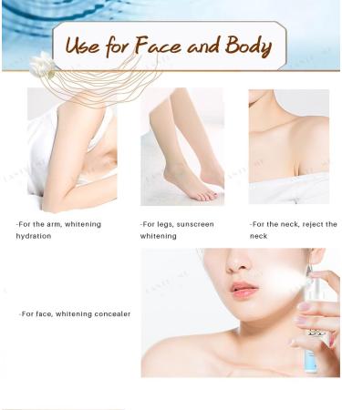 BB Whitening Spray - All-in-One Brightening Moisturizing Spray Hydrating Skin Tint with Buildable Coverage Lightweight Concealer & Makeup Base for Instant Glow 20ml (2-Pack) - Buy Online on GoSupps.com