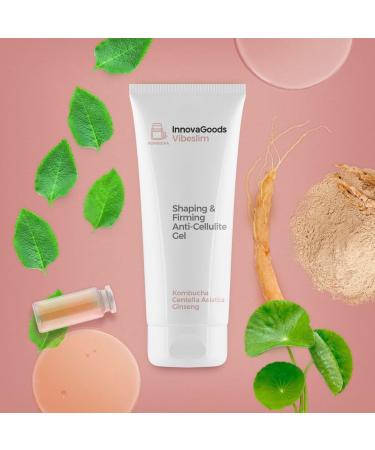 InnovaGoods Firming and Shaping Anti-Cellulite Gel 200 ml with Kombucha Centella Asiatica and Ginseng helps to firm and promotes the elimination of fatty deposits for all skin types - Buy Online on GoSupps.com