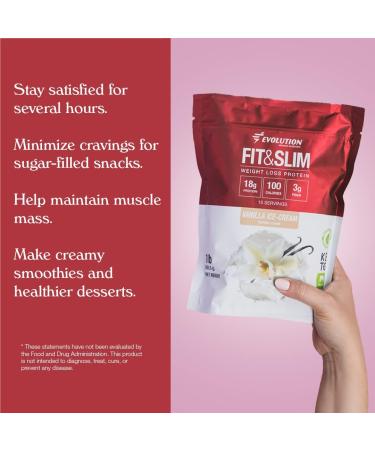 Evolution Advance Nutrition Fit & Slim Blend, 2 Pounds + Resistance Loop Bands for Home Exercise Grass Fed Whey Protein Powder, Easy Digesting, Keto Approved, Non GMO, Stevia Sweetened (Vanilla) - Buy Online on GoSupps.com
