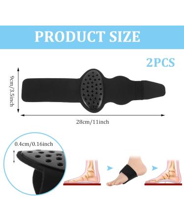Arch Support for Plantar Fasciitis - Adjustable Inserts & Compression Sleeves for Men/Women | Relief for Flat Feet Heel Spurs & Foot Pain (Black - Buy Online on GoSupps.com