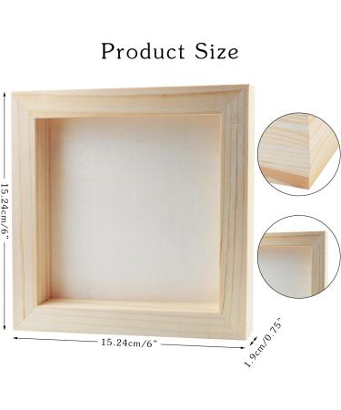 10 Pcs 6x6 Unfinished Wood Panel Boards for Crafts & Painting - DIY Art Projects, Pouring, Oils & Acrylics - Buy Online on GoSupps.com