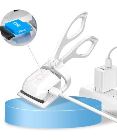 Heated Eyelash Curler 2 Modes Electric Eyelash Curler USB Charging 10 Seconds Preheat Long Lasting for Mascara - Buy Online on GoSupps.com