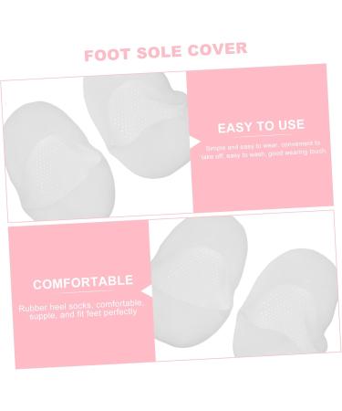 minkissy 2 Pairs Foot Socks Heel Repair Socks for Women Heel Socks for Cracked Heel Moisturizing Sock Soft Moisturizing Gel Socks Dry Feet Socks Men and Women Sock Cover Sebs Porous White White 19x8.7cm - Buy Online on GoSupps.com