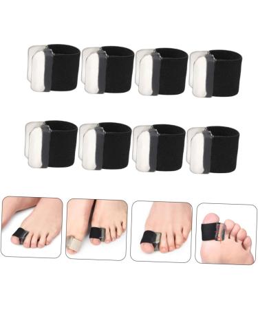 Hemoton 4 Pairs Bunion Separator Spacers for Women and Men - Black 2.5x2cm - Buy Online on GoSupps.com