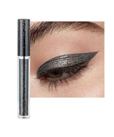 HIFFEY Pearlescent liquid eyeshadow for women highlighter glitter eyeliner diamond glitter waterproof eye makeup beauty (Color: 12)