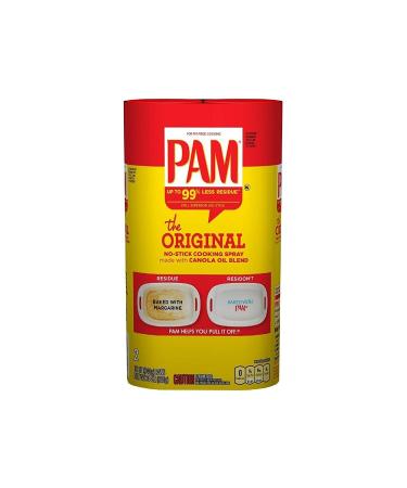 Pam Original Non-Stick Cooking Spray, 12 Oz Each, Pack of 2 (24 Oz Total)