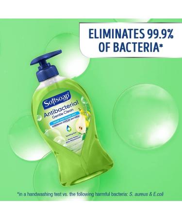 Softsoap Antibacterial Liquid Hand Soap Pump - Gentle Clean Sparkling Pear - 11.25 Fl Oz - Buy Online on GoSupps.com