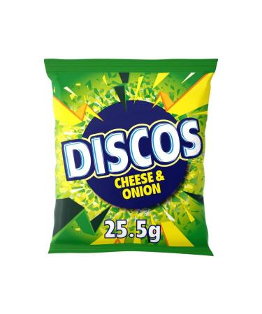 Discos Cheese & Onion Crisps 25.5g-Food