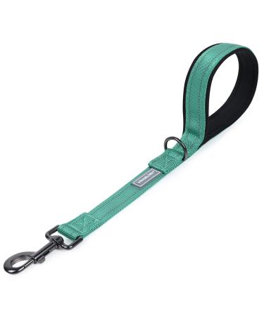 Vivaglory short dog leash short training lines for medium -sized and large dogs short traffic leash for dogs 46 cm length 2.5 cm wide green 46 cm green - Buy Online on GoSupps.com