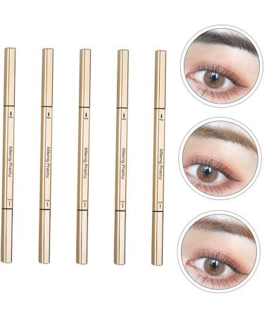 Didiseaon 5pcs Double Ended Eyebrow Pencil Portable Eyebrow Pencils Double-head Eyebrow Pens Anti-perspiration Eyebrow Pens Eyebrow Makeup Pencils Women Eyebrow Pencils Makeup Tools - Buy Online on GoSupps.com