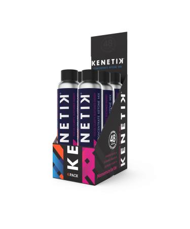 KENETIK Clean Energy Drink Mix Sugar Free & Caffeine Free Drinkable Ketones For Energy Mental Focus High Performance D-BHB Ketone Blend with Zero Crash No Jitters Blackberry Lemonade 6 Pack