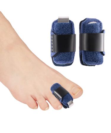 Abnaok 1 Pair Toe Splint Toe Straightener for Hammer Toe Bent Toe Claw Toe Crooked Toe Toe Wrap to Align and Support Toe