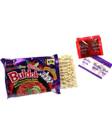 Samyang Buldak Hot Chicken Ramen Habanero Lime Flavour 675g(Pack of 5) - Buy Online on GoSupps.com