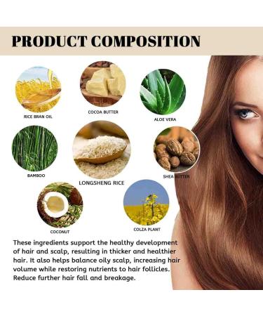 2Pcs Hair Shampoo Bar Handmade Rice Soap Shampoo Water Anti-Hair Loss Rice Shampoo Bar Solid Shampoo Soap for Dry and Damaged Hair Restore Hair Softness - Buy Online on GoSupps.com