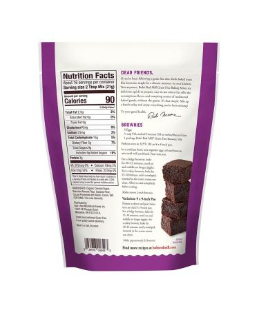 Bob's Red Mill Almond Flour Brownie Mix - Grain Free 12 oz (340 g) - Buy Online on GoSupps.com