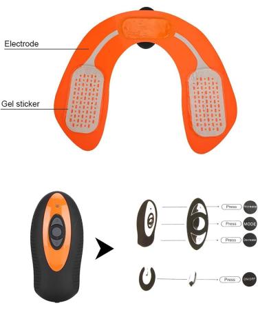 Wireless EMS Muscle Trainer - Hurrise Unisex Youth Belly Stimulator for Home Fitness - Buy Online on GoSupps.com