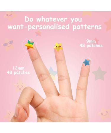 96 Cute Star Pimple Patches - Hydrocolloid Acne Healing Dots for Face Blemishes & Zit Treatment - Buy Online on GoSupps.com