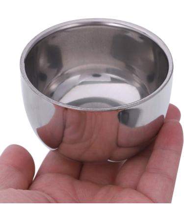 Mengmen Stainless Steel Brush Shaving Bowl | Premium Shaving Essential for a Smooth Shave - Buy Online on GoSupps.com