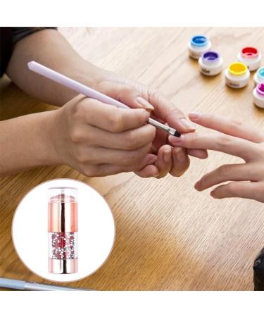 Lurrose 1 Set Double-Headed Silicone Diamond Seal Nail Art Stamping Stamper Dual Head Manicure Stamper Nail Stamping Supplies Diamond Nail Stamper Holiday Major Silica Gel 3D Nail Supplies Red - Buy Online on GoSupps.com