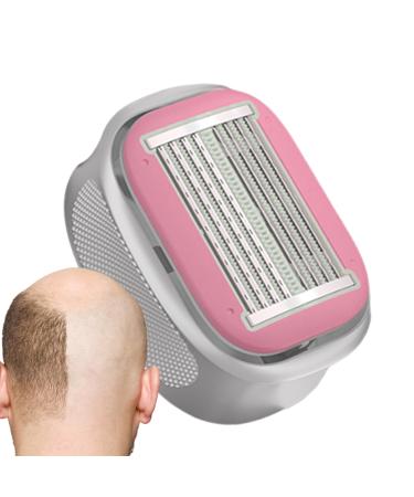 Shavers for Bald Head for Men Waterproof Manual Trimmer for and Dry Bald Skull Waterproof Hair Trimmer Care Tool for Head Leather Beard Face Arms Legs U Pink