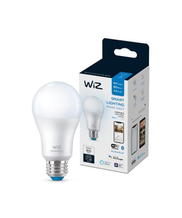 WiZ Connected Daylight 60W A19 Smart WiFi Light Bulb, Dimmable 5000K, Compatible with Alexa and Google Home Assistant, No Hub Required,1 Bulb A19 Daylight (5000k) 1 Count (Pack of 1) - Buy Online on GoSupps.com