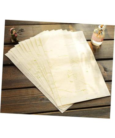 NUOBESTY 120 Sheets Black Ink Glitter Tissue Paper Glitter Sumi Xuan Paper Writing Paper Plant Wrapping Paper - Buy Online on GoSupps.com