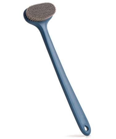 Surlees 2.0 Plus - Back Scrubber for Shower for Men Women Elderly, Bath Brush, Body Brush (15'', Blue) Enamel Blue