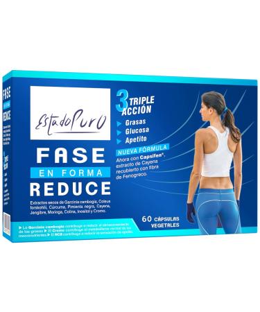 Step Slimming Pure Essence | Powerful Fat Burner for Weight Loss | Slimming x3 Fats, Glucose, Appetite | Garcinia Cambogia, Forskolin, Capsaicin | 60 Capsules | Api-Nature