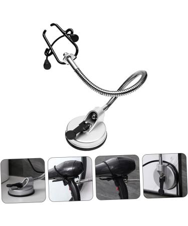Alipis Adjustable Blow Bathroom Storage Suction Hair Stand Cup Steel Holder Dryer Rack Hands - Buy Online on GoSupps.com