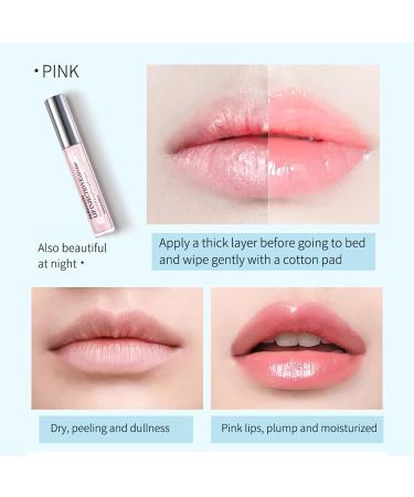 Lip Plumper Lip Gloss Lip Maximizer Balm Plumper Lip Extreme Volume Healthy Enhancer Hydrated Lips Moisturize Eliminate Dryness Wrinkles Enhances Plump Gloss (Clear Pink Color) - Buy Online on GoSupps.com