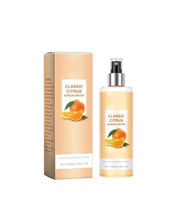 VEFSU 100ml Fresh Body Spray Floral Fruity Fragrance Refreshing Body Neck Wrist Stay Fragrance Portable Fragrance Elegant Mist Perfume Gift Set (B One Size) 1 Fl Oz (Pack of 1) B