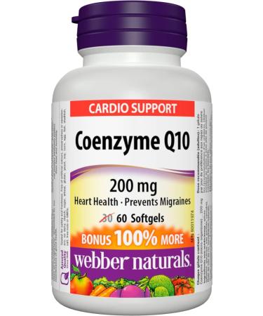 Webber Naturals Lutein 40 mg with Zeaxanthin Maximum Strength 120 Softgels & Coenzyme Q10 (CoQ10) 200mg High Potency Antioxidant Non-GMO Gluten Free SUPPLEMENT + SUPPLEMENT WN3264U - Buy Online on GoSupps.com