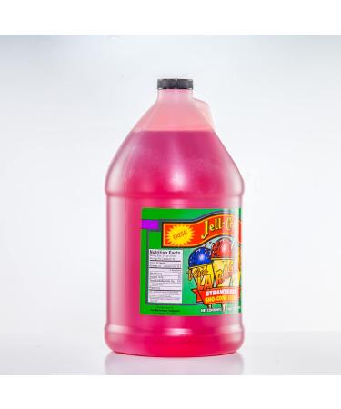 Snow Cone Syrup Shaved Ice - Strawberry Flavor Coffee ICEE Slushie soda Flavored syrups for Drinks 1 Gallon Jug 15680-Strawberry - Buy Online on GoSupps.com