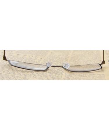 Eyekepper 5-Piece Stainless Steel Half-Eye Reading Glasses +2.00 - Stylish Gunmetal Readers for International Shipping - Buy Online on GoSupps.com