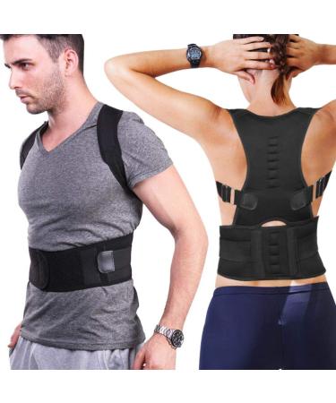 Back Posture Corrector Adjustable Back Brace Protects Lumbar Spine Support Belt Comfortable Design Pain Relief for Upper and Lower Back Waist Prevent Humpback Xl