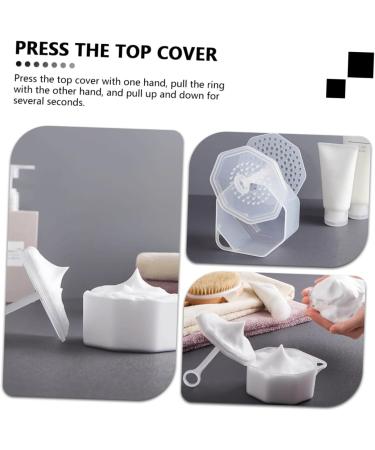 Healeved 2 Sets Faux Buns Oil for Face Bubble Maker Face Wash Face Wash Foamer Maker Face Tools for Skincare Oil for Face Korean Foaming for White Pp Foaming Agent Cute - Buy Online on GoSupps.com