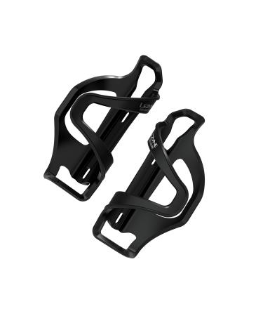 Lezyne Flow SL Pair | Bike Water Bottle Cage, Composite, Left & Right, Black, 48g Each, Road, Mountain, Gravel Cycling Water Holder