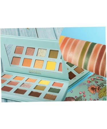 Healvian 2 Pcs Eyeshadow Powder Female Eyeshadow Cosmetic Pallet Portable Eyeshadow Compact Eyeshadow Palette 1 count (Pack of 1) Greenx2pcs - Buy Online on GoSupps.com