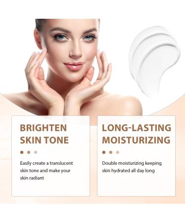 SXCS Nicotinamide Lady Plain Face Cream Multifunctional Smooth Hydrating Makeup Cream Nicotinamide Vitamin C Plain Face Cream for Moisturizing Brightening (2 Pcs) - Buy Online on GoSupps.com