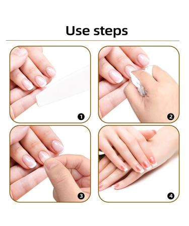 20 Sheets Double Side Glue Nail Sticker - Buy Online on GoSupps.com