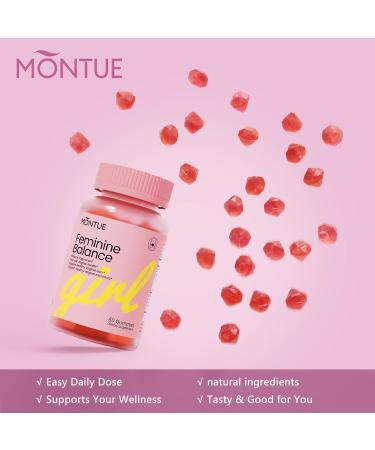 Premium Diamond Feminine Balance Gummies-pH Balance with Prebiotics & Lactobacillus Probiotic Blend&Hawaiian Pineapple Immune Support Vegan& Non-GMO (60 Gummies) 60 Count (Pack of 1) Red - Buy Online on GoSupps.com