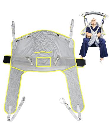 Toileting Sling Patient Lifter Bariatric Handicap Lift Hoist Sling Premium Sling Use with Patient Lifts and Ceiling Hoists Rehabilitation Aids for The Elderly and Patients S