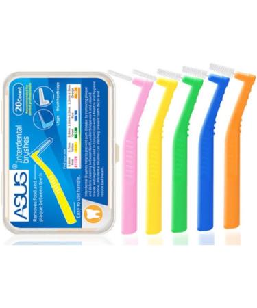 Chironal 20PCS/Set L Shape Brushing Your Teeth Wire Brush - 0.6mm-1.5mm - Buy Online on GoSupps.com