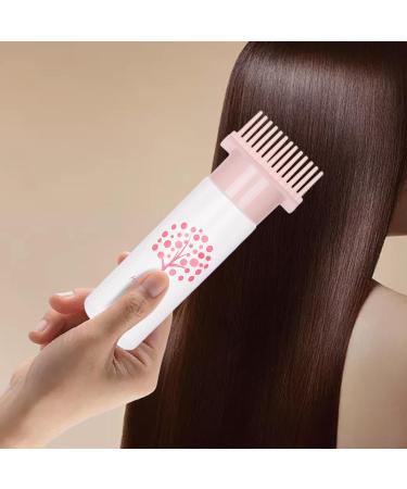 Perfeclan Roots Comb Bottle Hair Dye Bottle Brush Empty Perming Tools Bottle for Salon Home Barbershop Pink - Buy Online on GoSupps.com