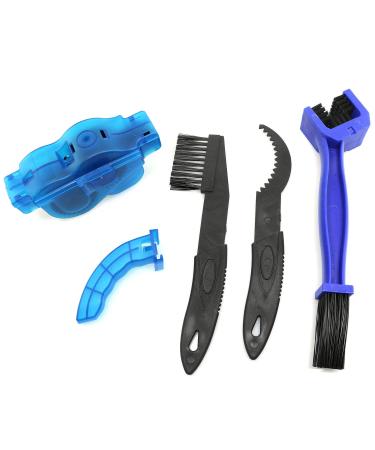 Magic&shell 1 Set Portable Bike Chain Cleaning Plastic Brush Tool Bicycle Cleaner Kit Chain Scrubber Bristle Brush Chain for Road Bikes Bicycle Cycling Mountain Bike