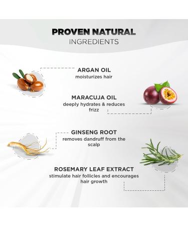 MOEHAIR Hair Guard Shampoo & Conditioner Set | 12oz & Hair Serum 3.38oz | Argan Oil & Ginseng | Hair Loss Treatment | Cruelty-Free Paraben & Sulfate-Free - Buy Online on GoSupps.com