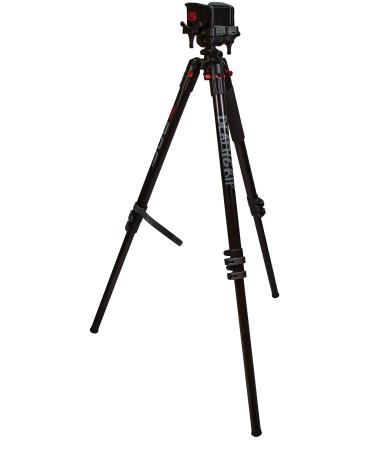 BOG DeathGrip Tripods with Durable Aluminum and Carbon Fiber Frames, Lightweight, Stable Design, Bubble Level, Adjustable Legs, and Hands-Free Operation for Hunting, Shooting, and Outdoors Aluminum Tripod