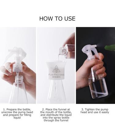 Yousiliang Travel Size Spray Bottle - Clear Plastic Spray Bottle 200ml Refillable Reusable Empty Misting Liquid Container for Travel - Buy Online on GoSupps.com
